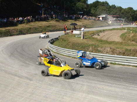 Kim Klitlund i et tæt opgør med Michael Nielsen og Jørgen Birkbak.